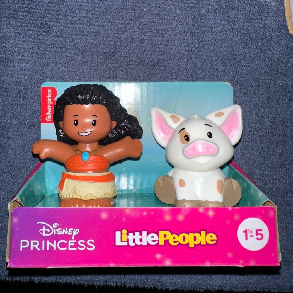 Little People Set-Moana and Pua Disney Princess